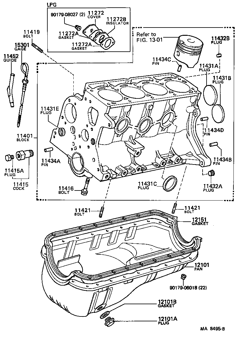  LITE TOWNACE TRUCK |  CYLINDER BLOCK