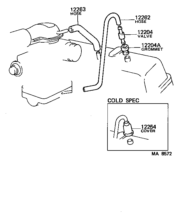  LITE TOWNACE TRUCK |  VENTILATION HOSE