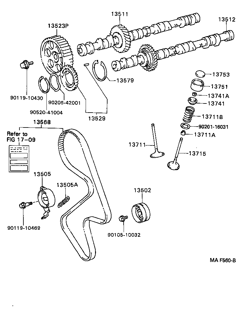  CAMRY VISTA |  CAMSHAFT VALVE