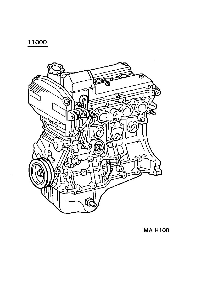  CELICA |  PARTIAL ENGINE ASSEMBLY