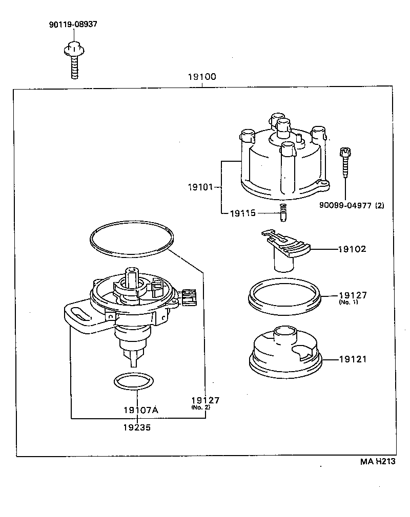  CAMRY VISTA |  DISTRIBUTOR