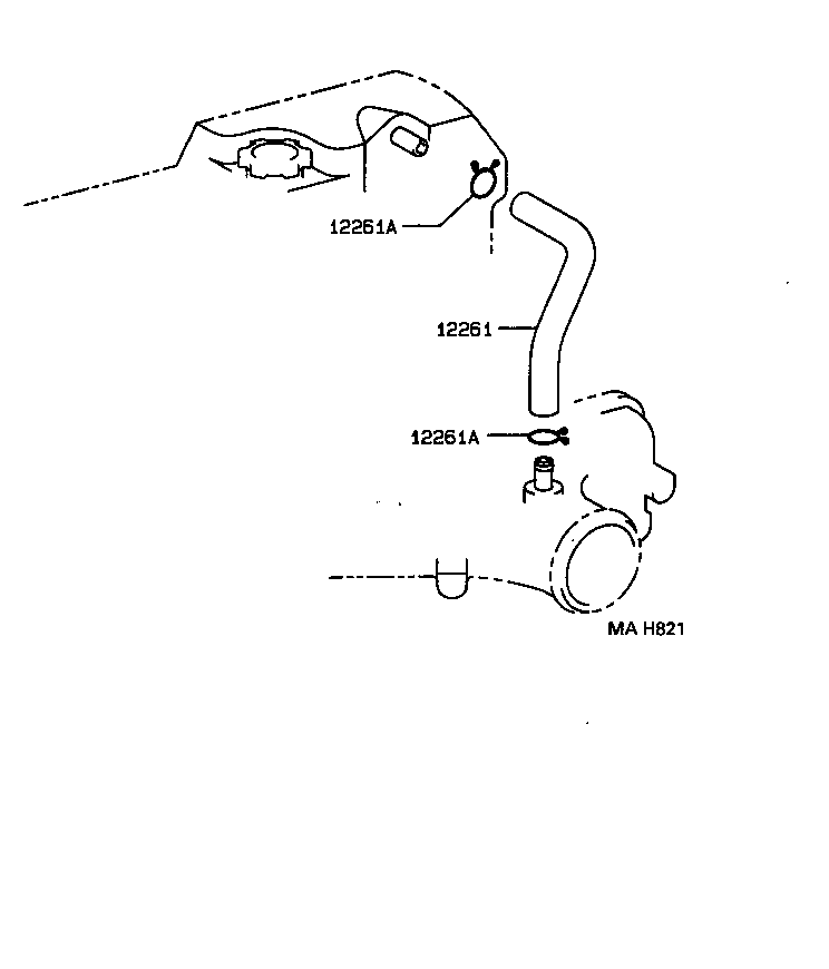  DYNA 150 TOYOACE G15 |  VENTILATION HOSE