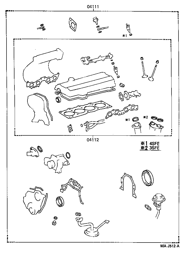  CURREN |  ENGINE OVERHAUL GASKET KIT