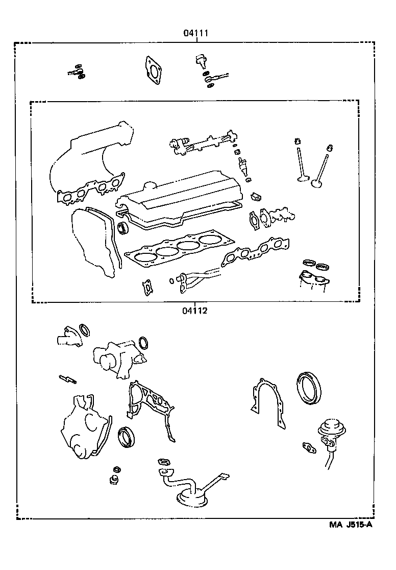  CELICA |  ENGINE OVERHAUL GASKET KIT