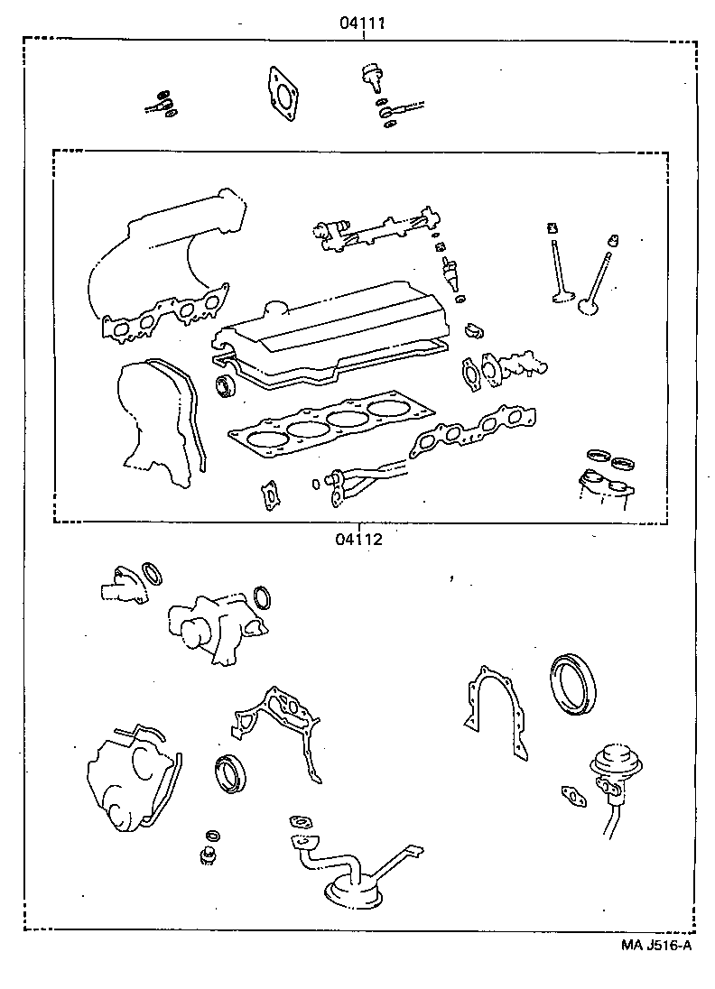  CELICA |  ENGINE OVERHAUL GASKET KIT