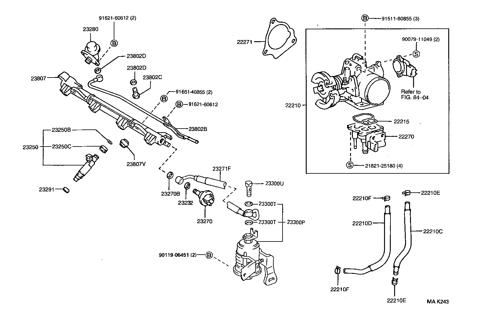  CAMRY VISTA |  FUEL INJECTION SYSTEM