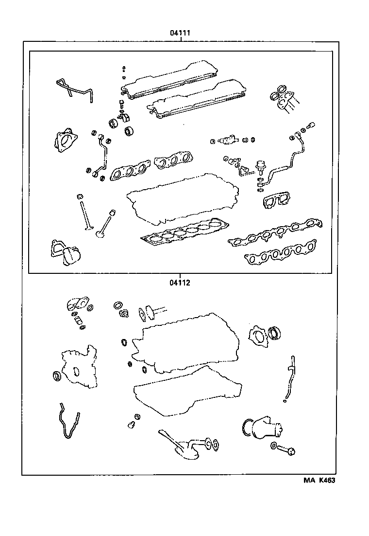  CROWN |  ENGINE OVERHAUL GASKET KIT