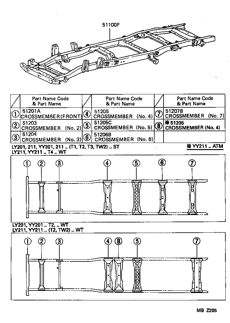  DYNA 150 TOYOACE G15 |  FRAME