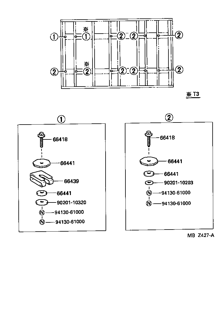  DYNA 150 TOYOACE G15 |  REAR BODY MOUNTING