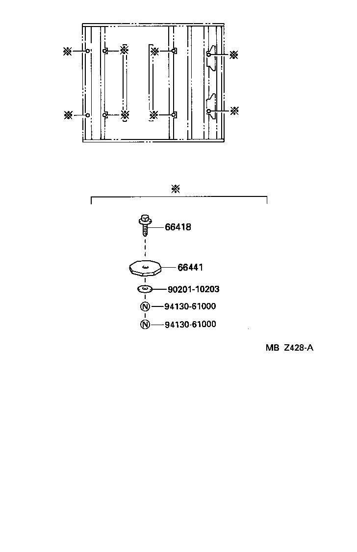  DYNA 150 TOYOACE G15 |  REAR BODY MOUNTING