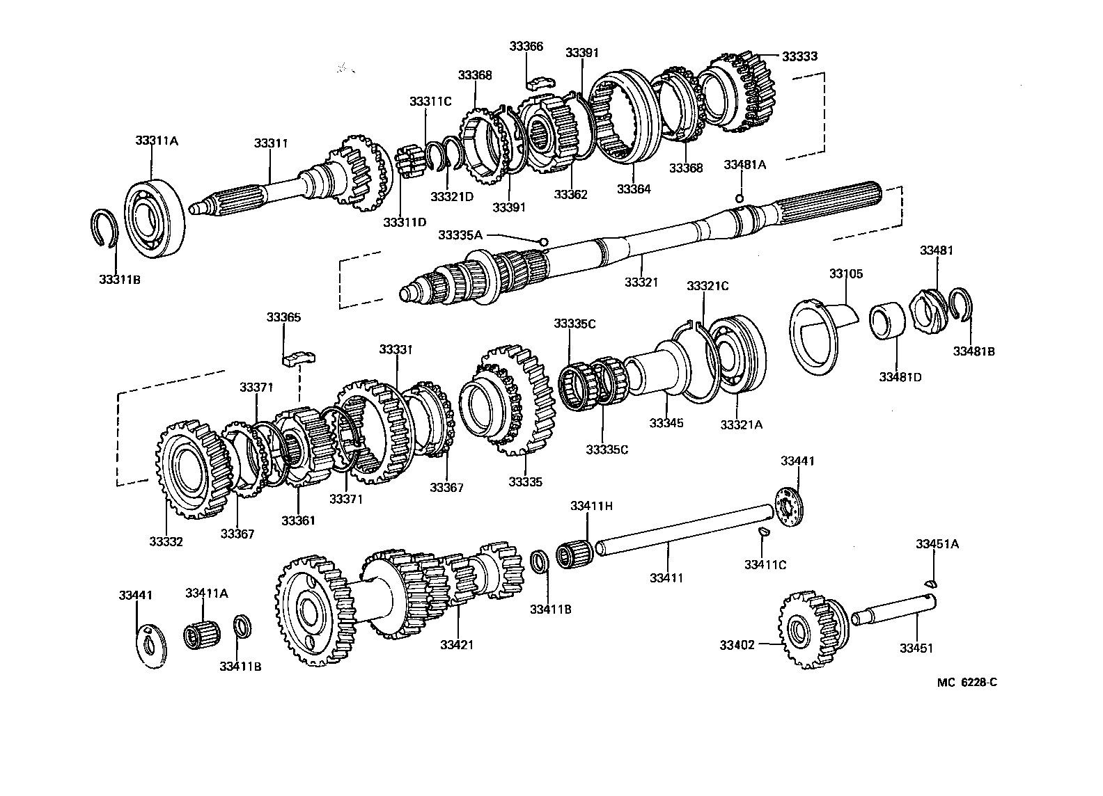  LITE TOWNACE TRUCK |  TRANSMISSION GEAR MTM
