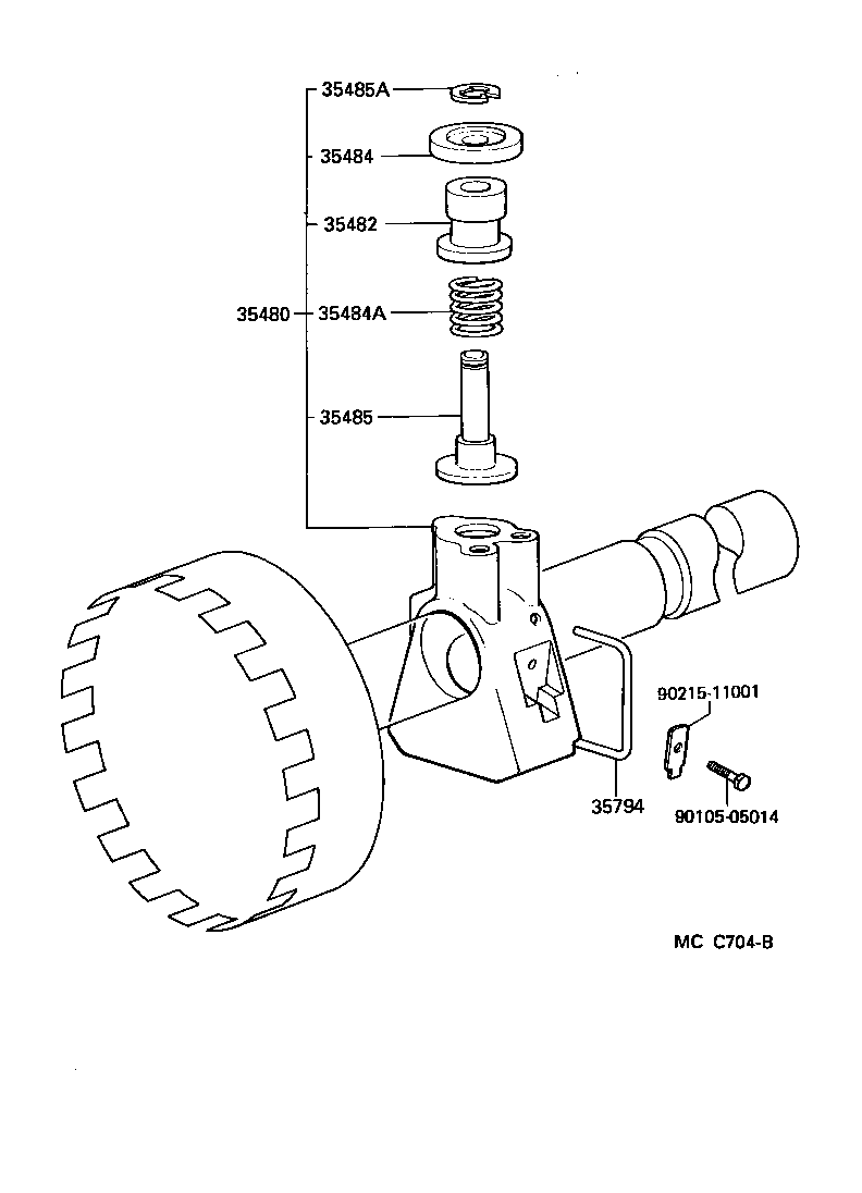  LITE TOWNACE TRUCK |  REAR OIL PUMP GOVERNOR ATM