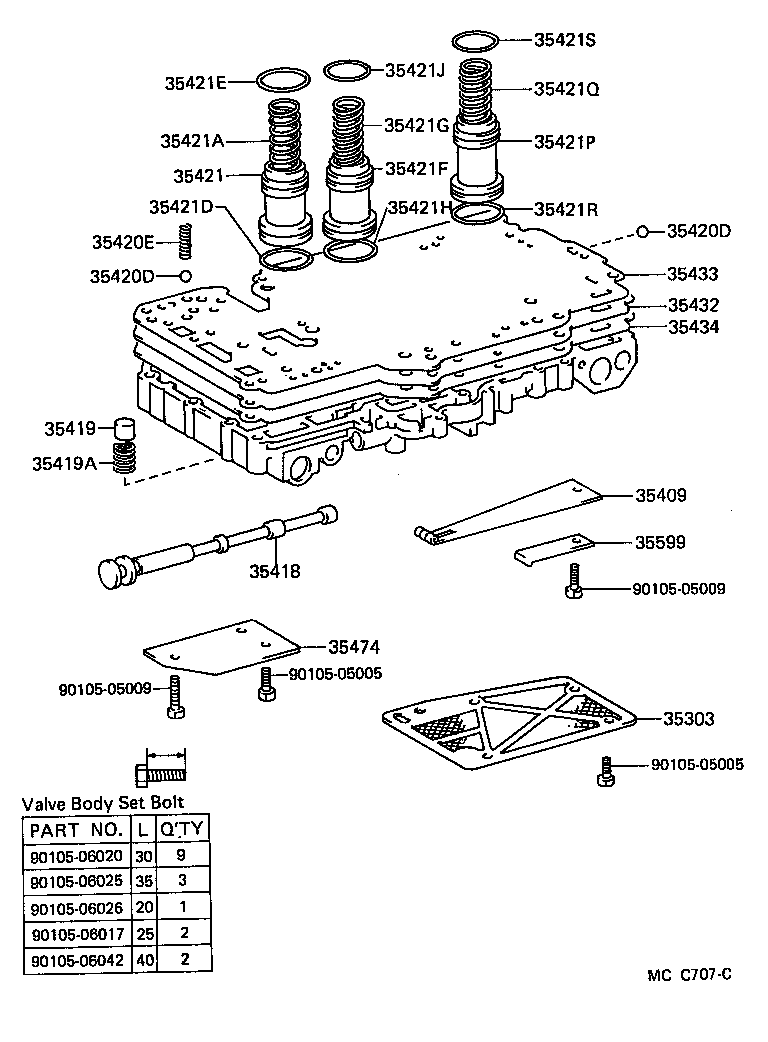  LITE TOWNACE TRUCK |  VALVE BODY OIL STRAINER ATM