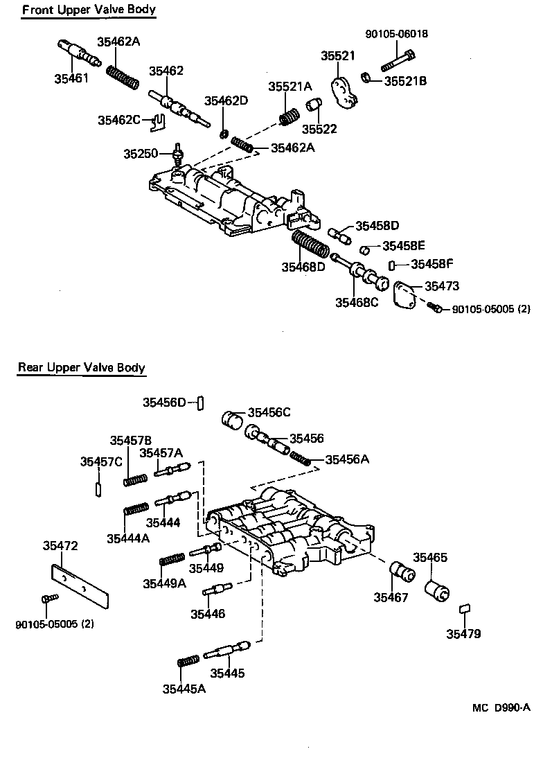  LITE TOWNACE TRUCK |  VALVE BODY OIL STRAINER ATM