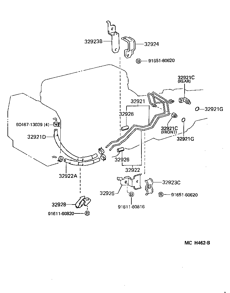  LITE TOWNACE TRUCK |  OIL COOLER TUBE ATM