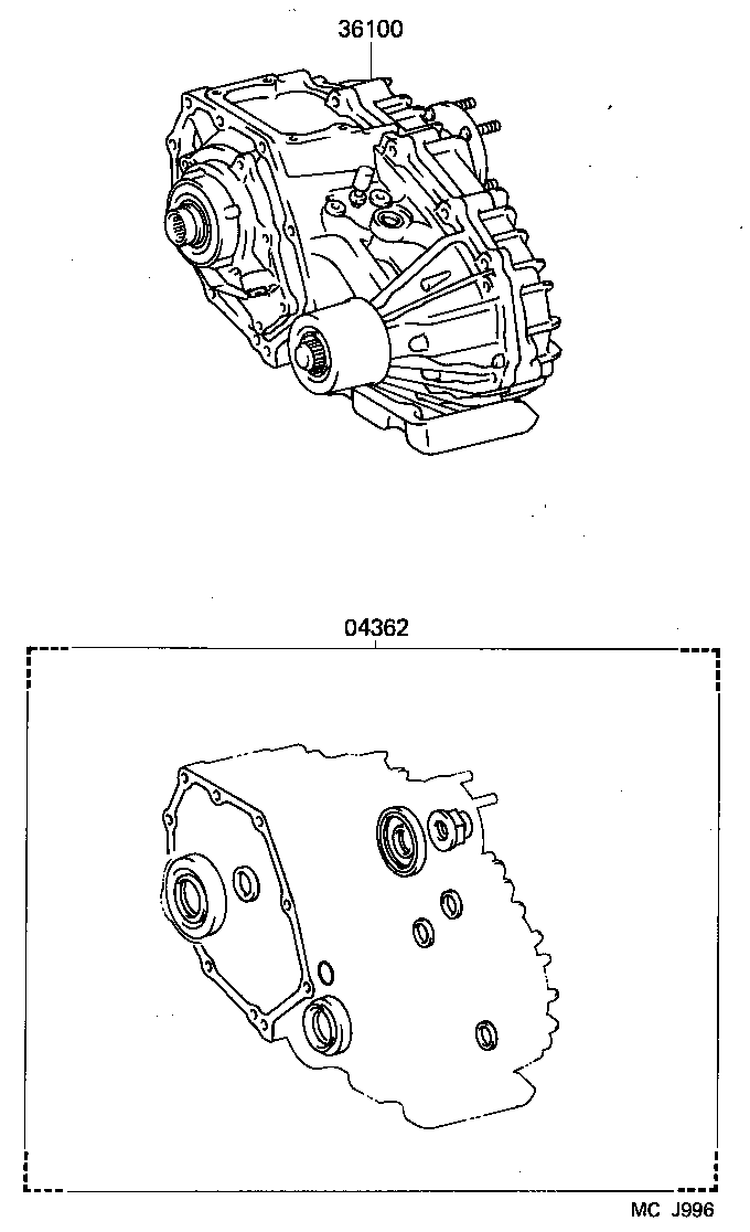  ESTIMA |  TRANSFER ASSEMBLY GASKET KIT