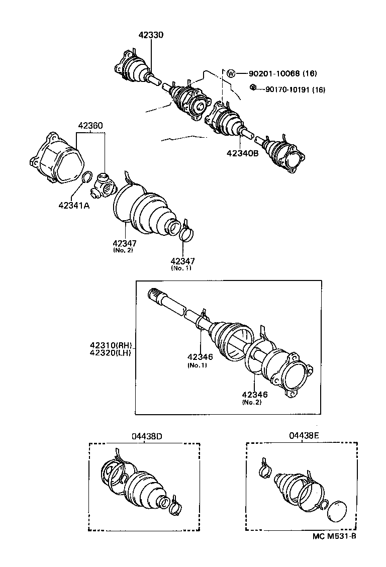  CROWN |  REAR AXLE SHAFT HUB