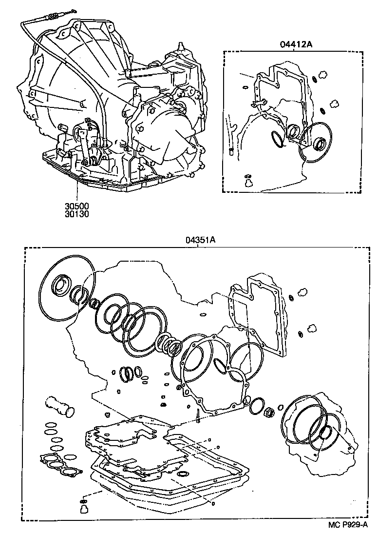  CURREN |  TRANSAXLE OR TRANSMISSION ASSY GASKET KIT ATM