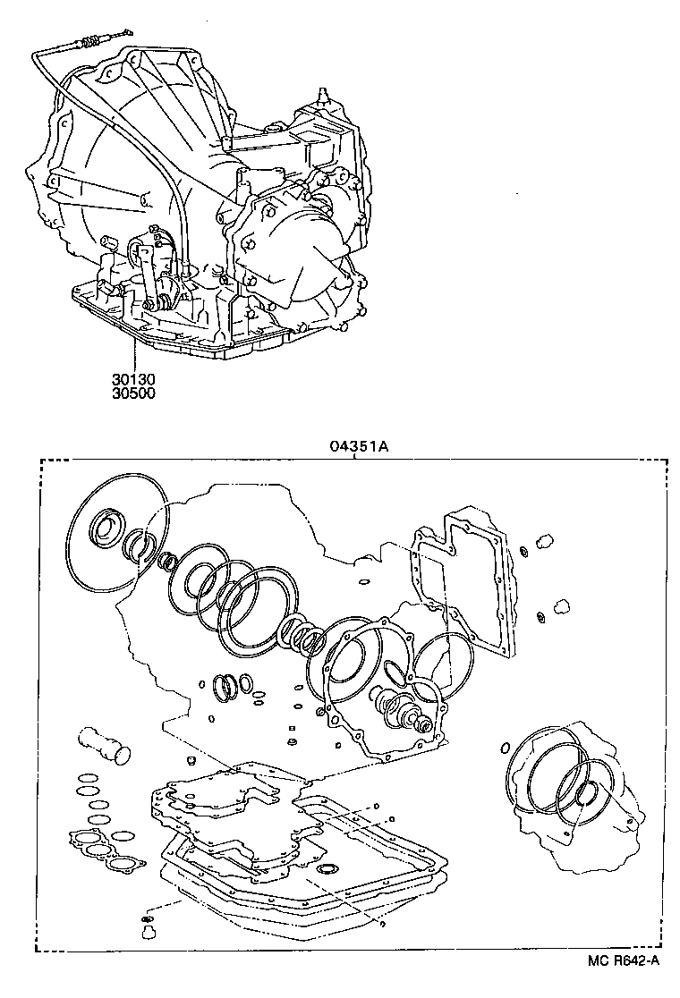 CAMRY VISTA | TRANSAXLE OR TRANSMISSION ASSY GASKET KIT ATM