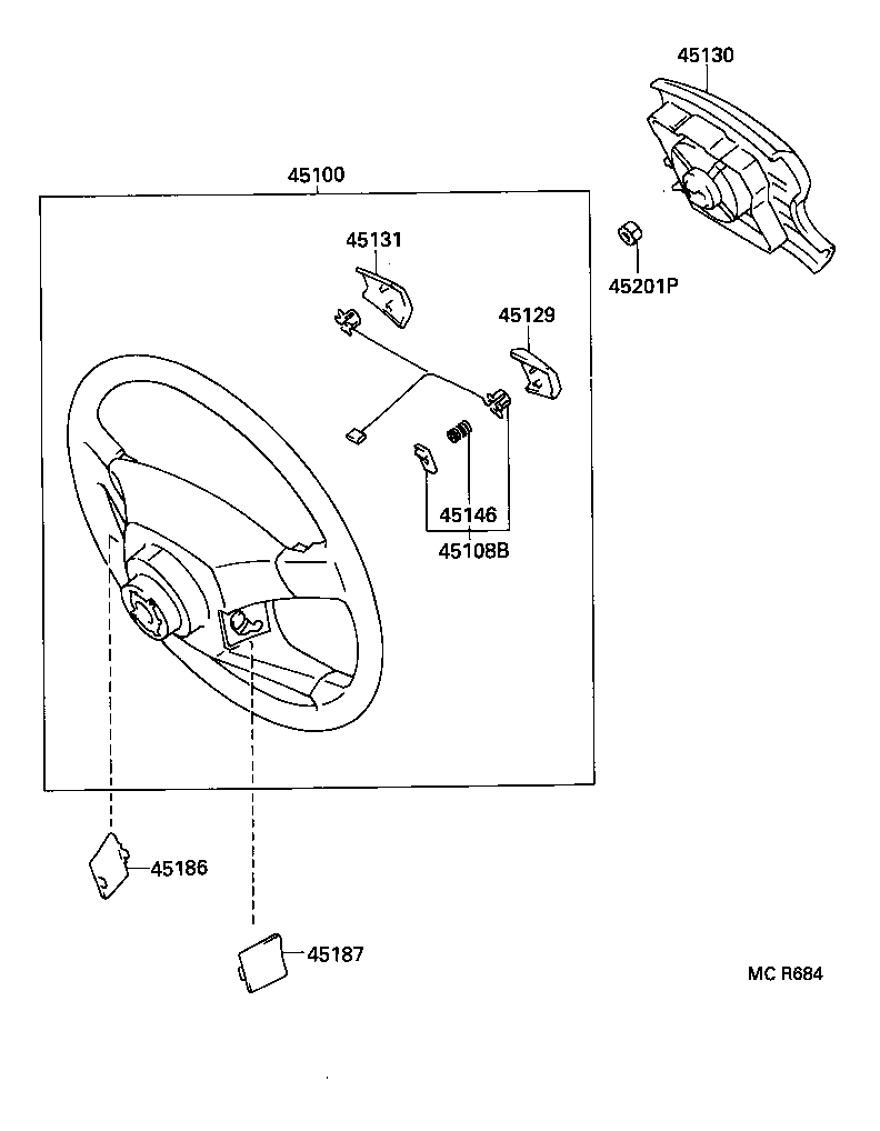  CAMRY VISTA |  STEERING WHEEL