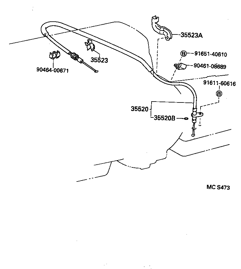 LAND CRUISER S T H T |  THROTTLE LINK VALVE LEVER ATM