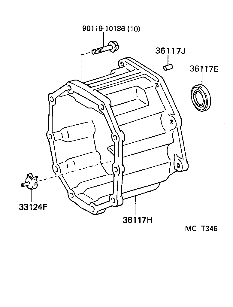  DYNA 150 TOYOACE G15 |  EXTENSION HOUSING MTM