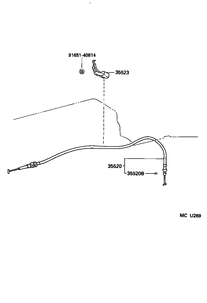  LITE TOWNACE TRUCK |  THROTTLE LINK VALVE LEVER ATM