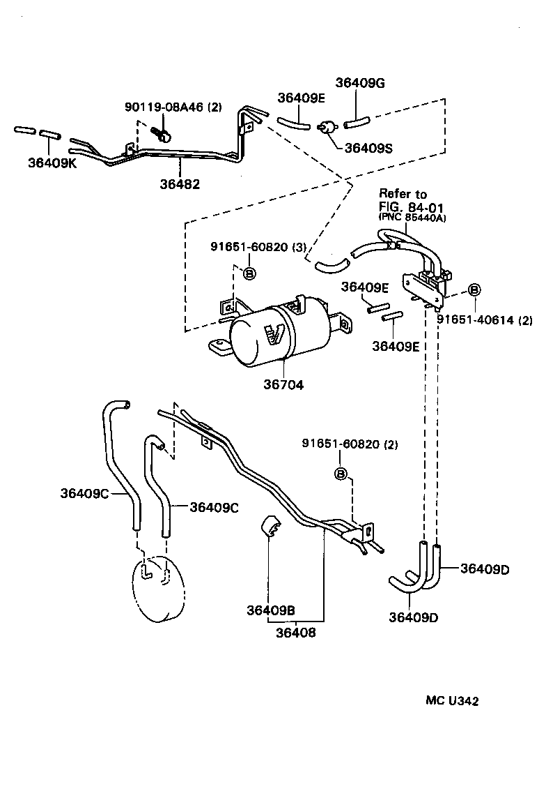  LITE TOWNACE TRUCK |  TRANSFER VACUUM PIPING