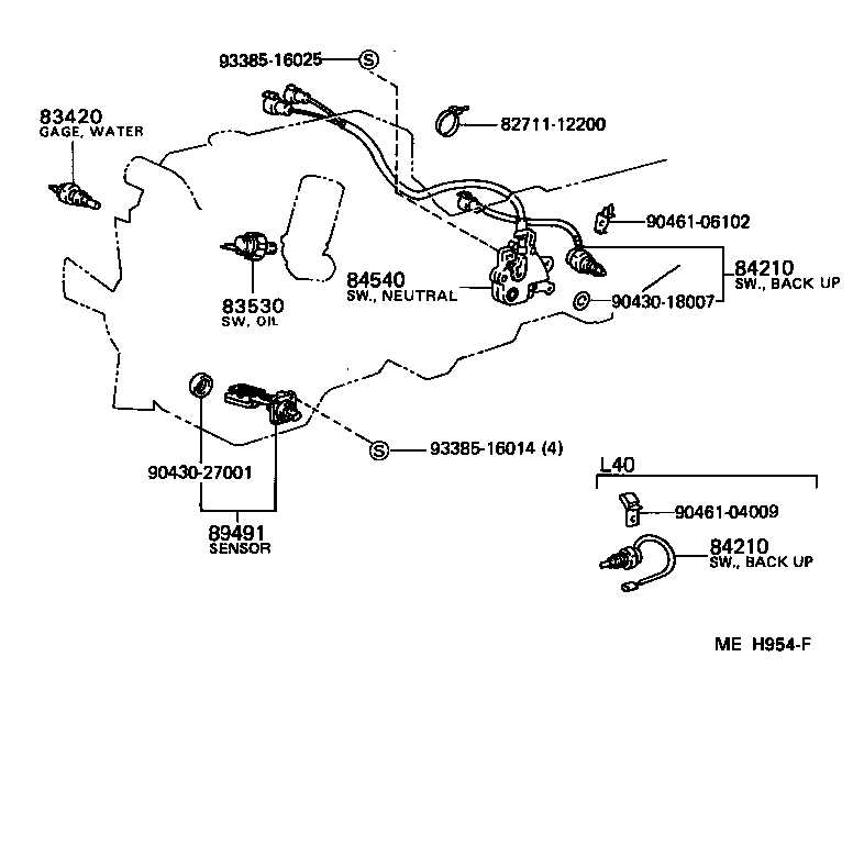  LITE TOWNACE TRUCK |  SWITCH RELAY COMPUTER