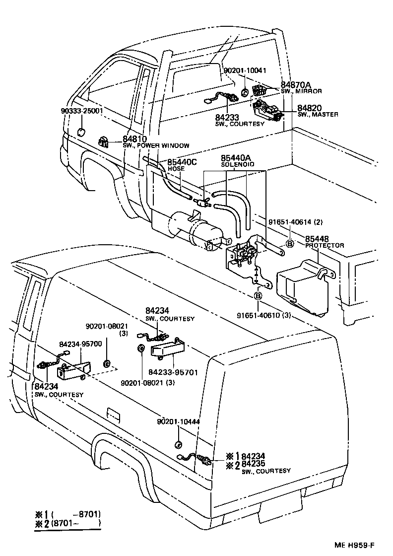  LITE TOWNACE TRUCK |  SWITCH RELAY COMPUTER