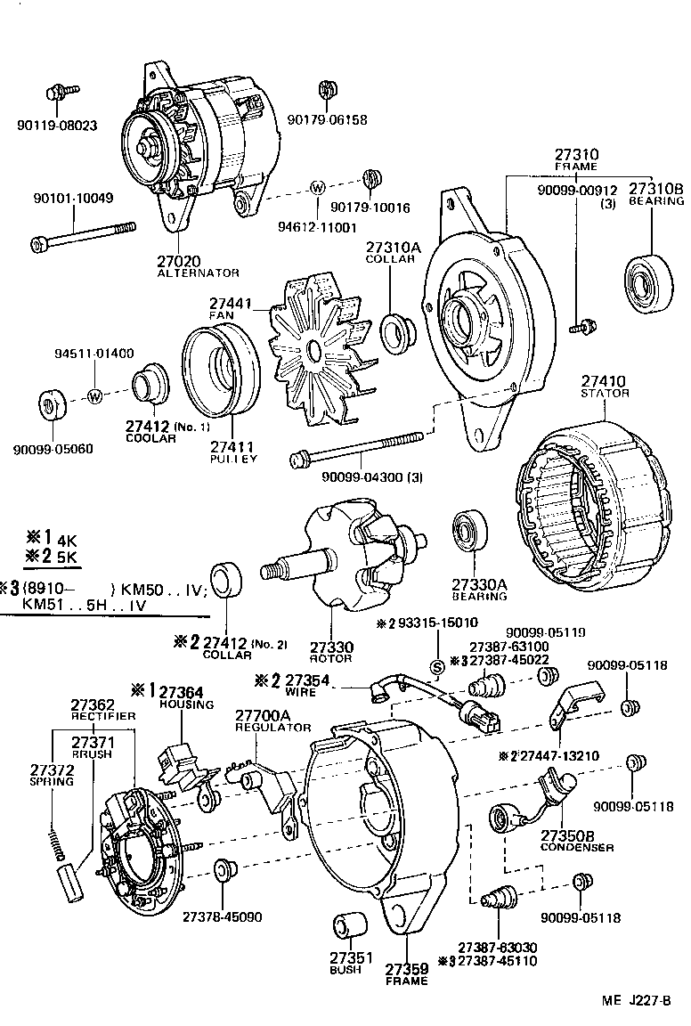  LITE TOWNACE TRUCK |  ALTERNATOR