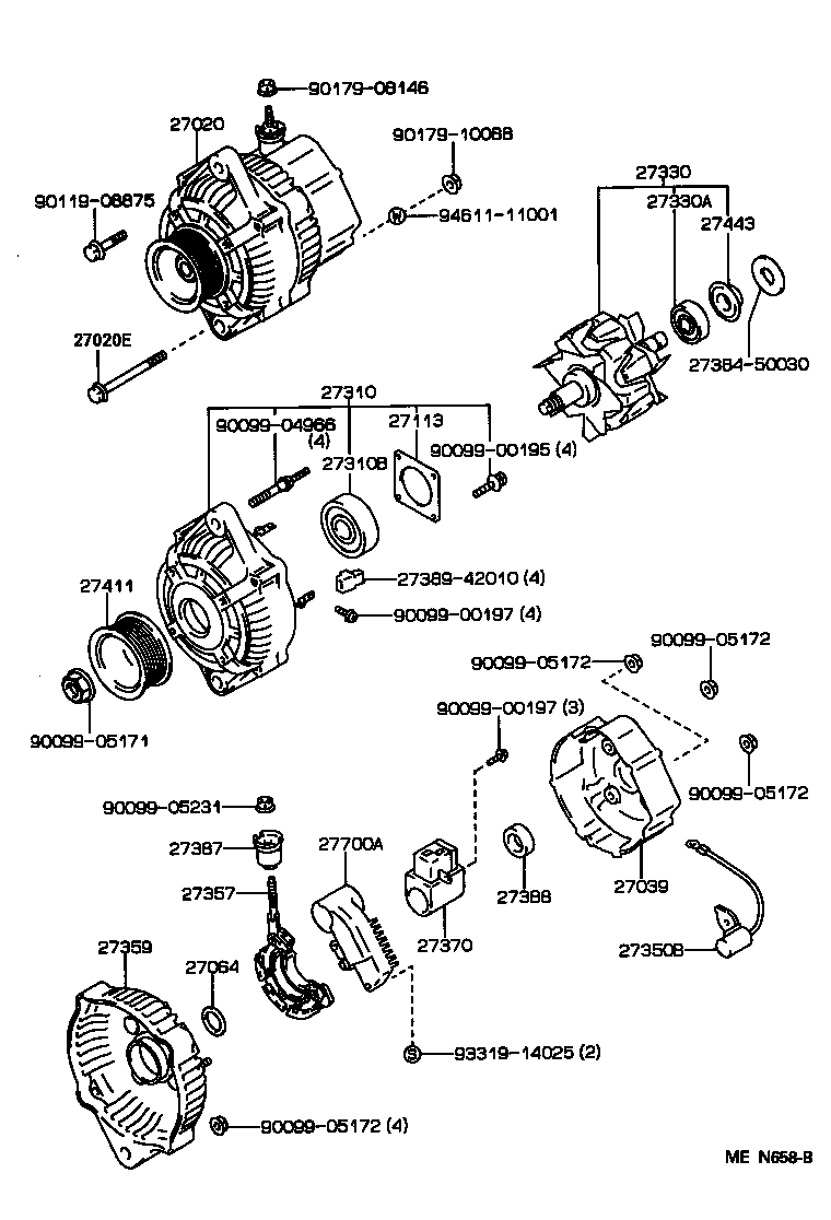  HIACE REGIUSACE |  ALTERNATOR