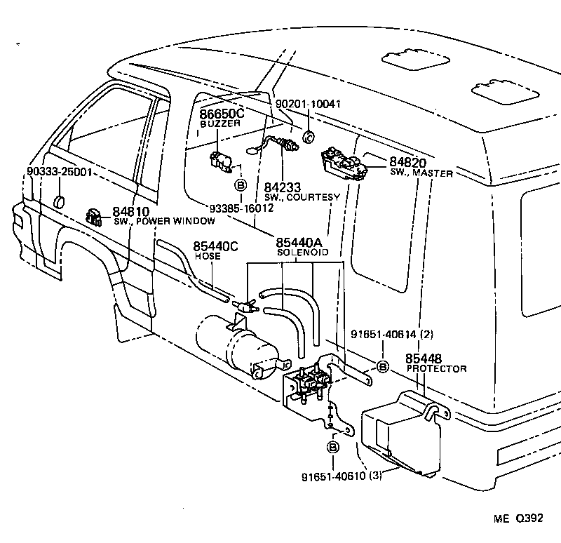  LITE TOWNACE TRUCK |  SWITCH RELAY COMPUTER