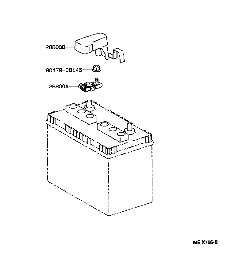  CAMRY VISTA |  BATTERY BATTERY CABLE