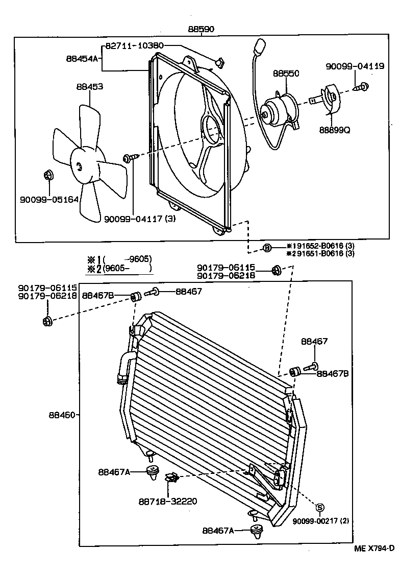  CAMRY VISTA |  HEATING AIR CONDITIONING COOLER PIPING