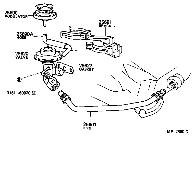  LITE TOWNACE TRUCK |  EXHAUST GAS RECIRCULATION SYSTEM