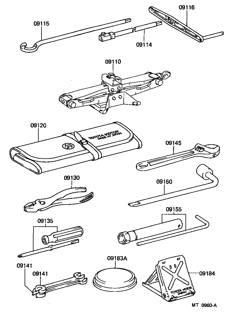  LITE TOWNACE TRUCK |  STANDARD TOOL