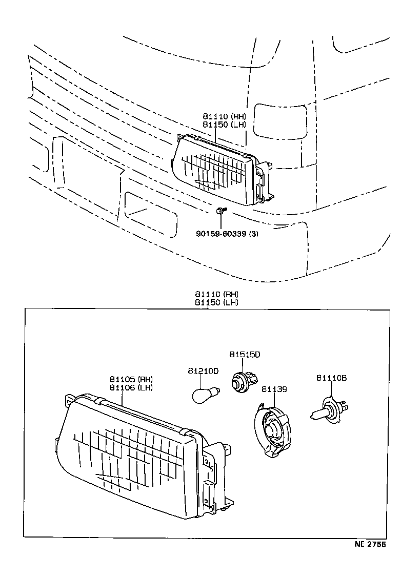  DYNA 150 TOYOACE G15 |  HEADLAMP