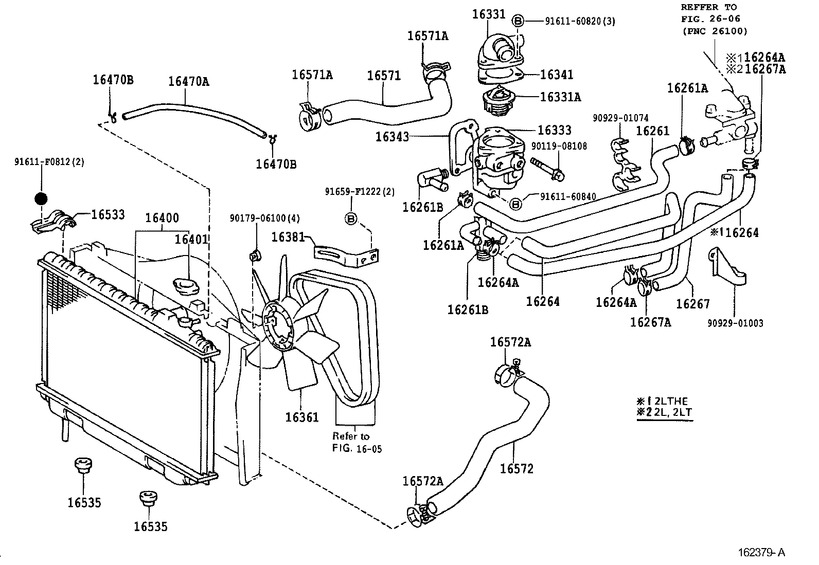  CROWN |  RADIATOR WATER OUTLET