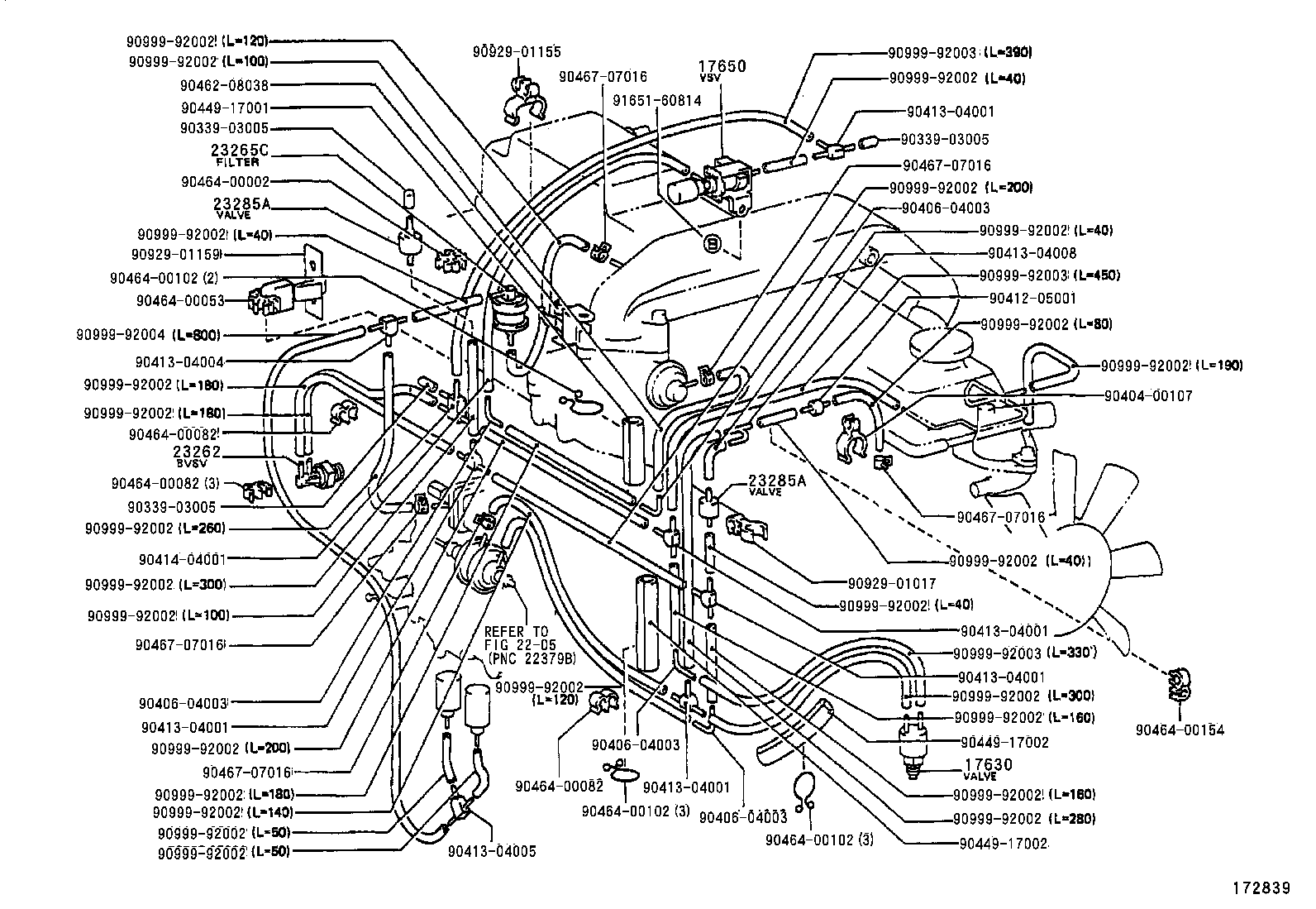  LAND CRUISER VAN |  VACUUM PIPING