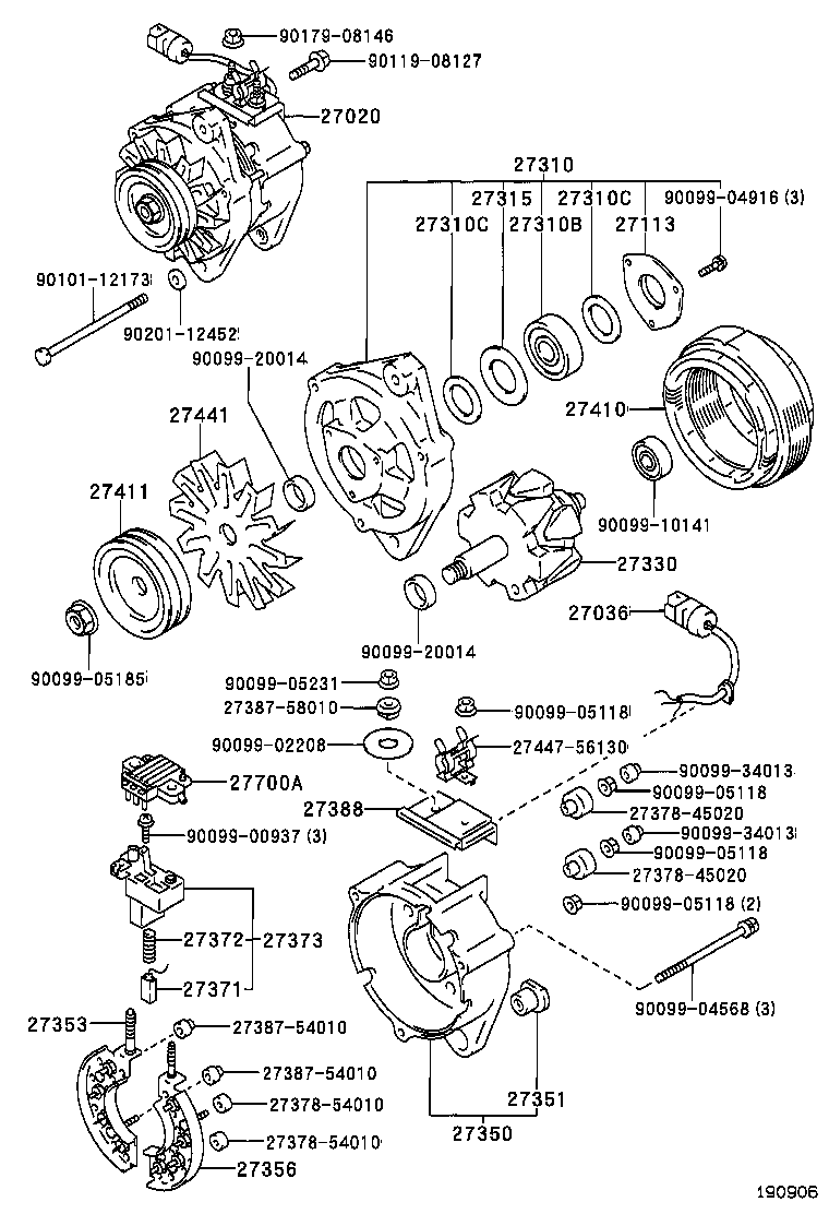  COASTER |  ALTERNATOR