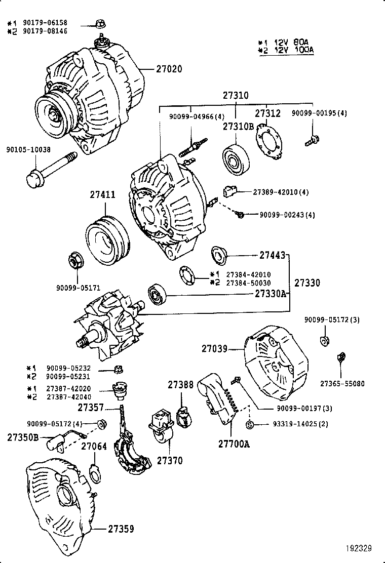  LAND CRUISER VAN |  ALTERNATOR