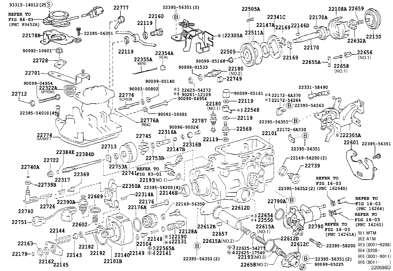  LAND CRUISER VAN |  INJECTION PUMP BODY