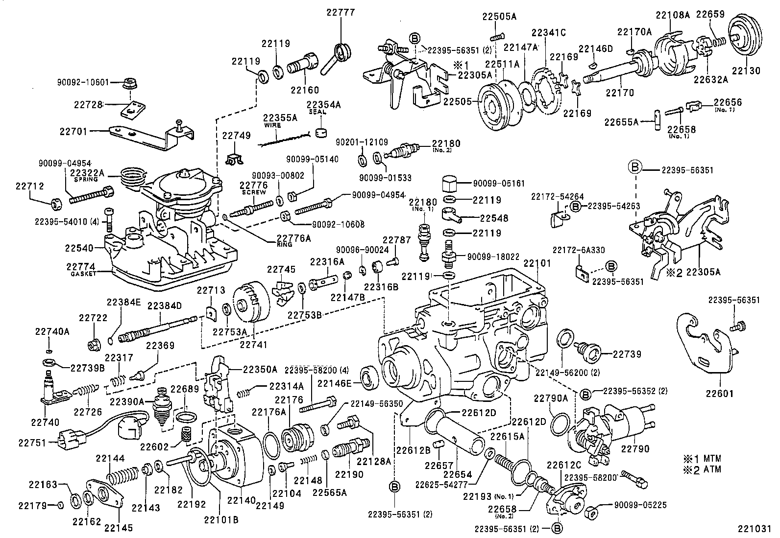  COASTER |  INJECTION PUMP BODY