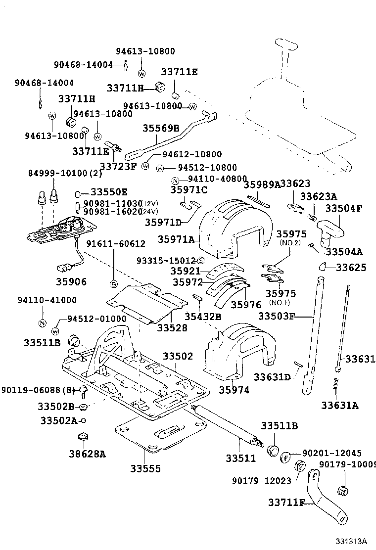  LAND CRUISER VAN |  SHIFT LEVER RETAINER