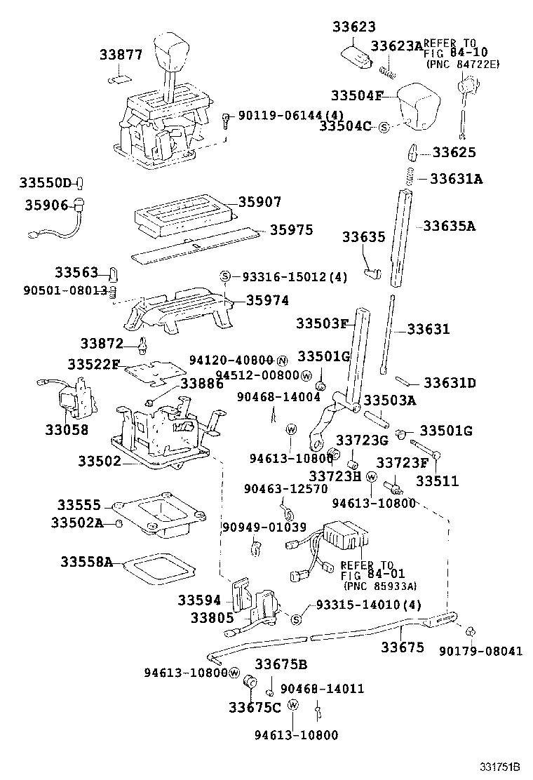  SOARER |  SHIFT LEVER RETAINER