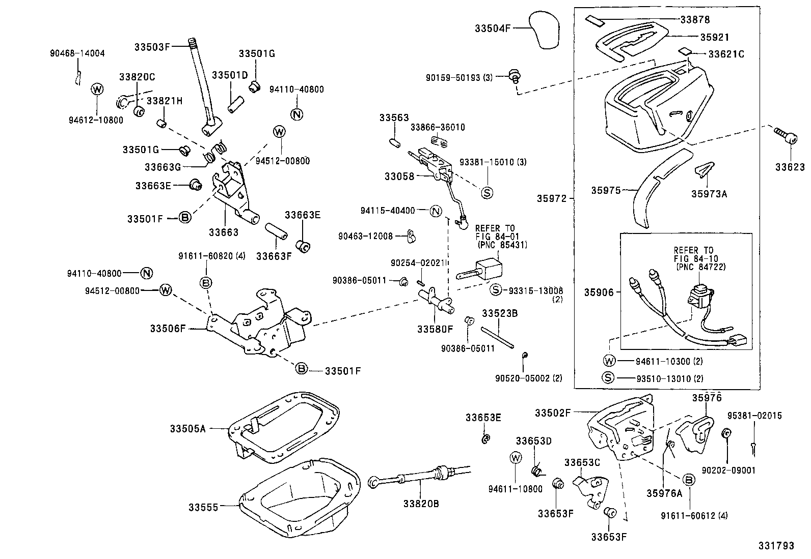  HIACE TRUCK |  SHIFT LEVER RETAINER