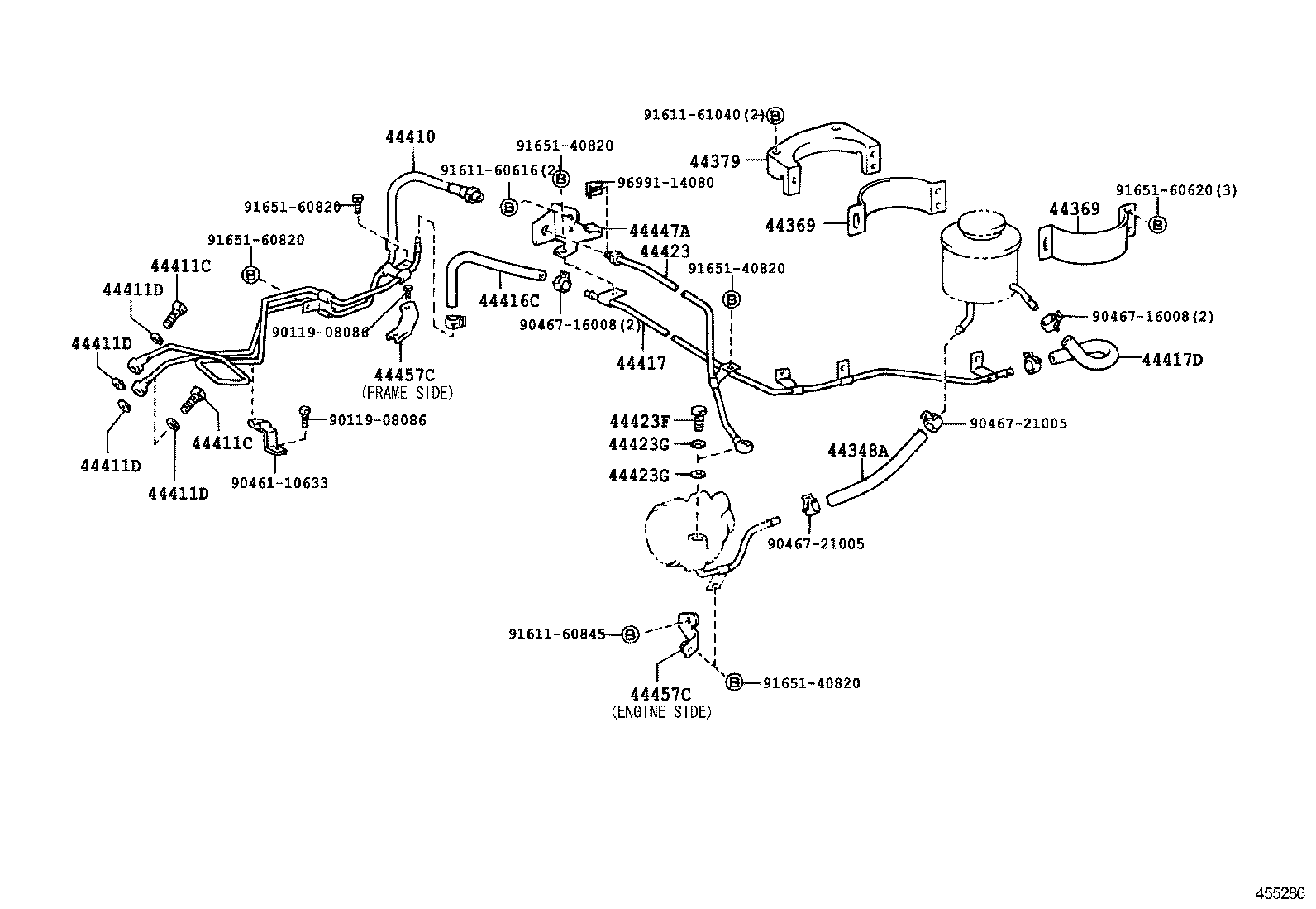  DYNA TOYOACE |  POWER STEERING TUBE