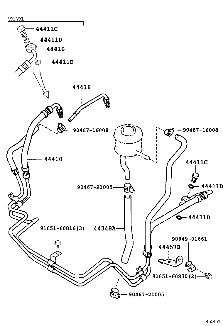  LAND CRUISER VAN |  POWER STEERING TUBE