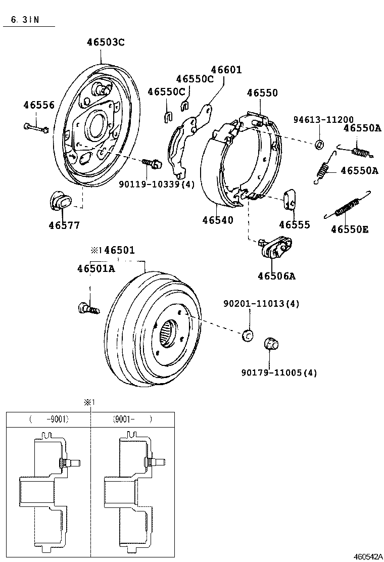  DYNA TOYOACE |  PARKING BRAKE CABLE